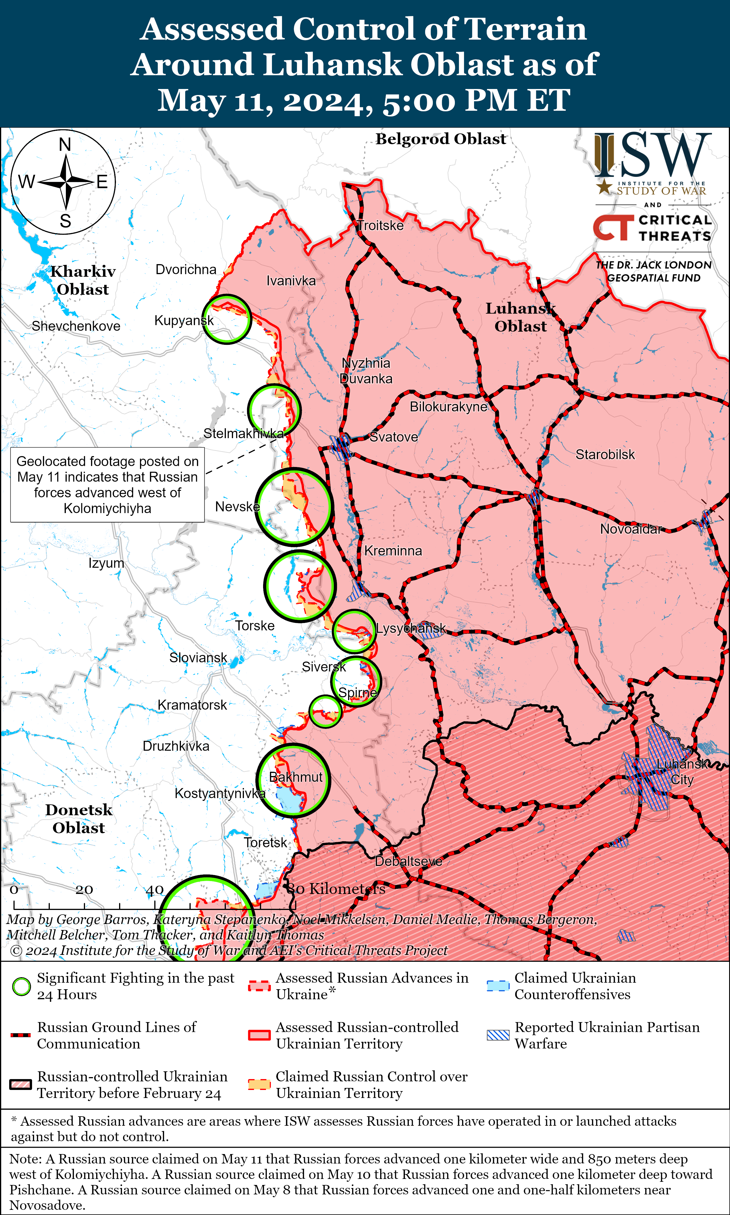 Russian Offensive Campaign Assessment, May 11, 2024 | Institute For The ...